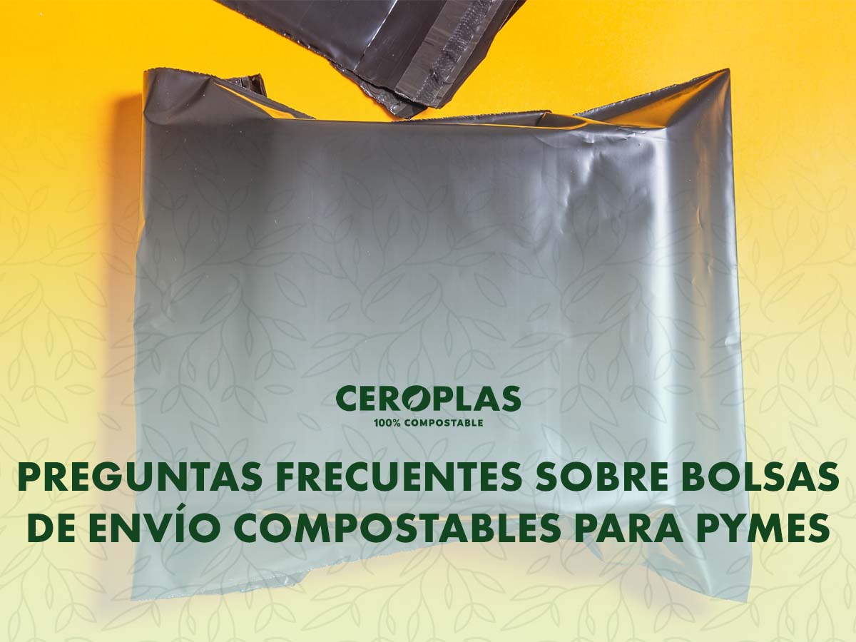 preguntas frecuentes de las bolsas de envío compostables para pymes