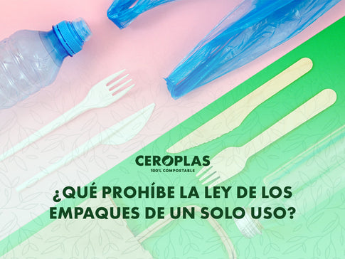 Plásticos de un solo uso y productos biodegradables