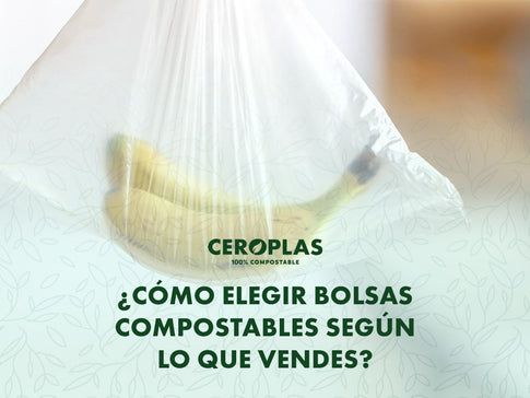 Plátanos en bolsa compostable