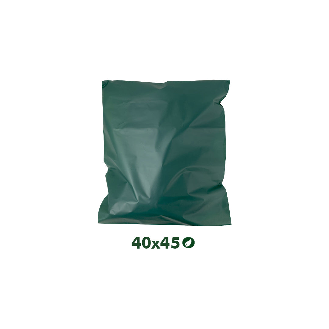 🔥 Oferta bolsa de envío verde sin impresión semi transparente 🔥