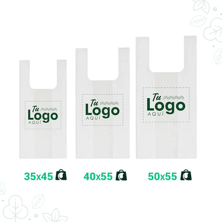 Bolsa camiseta reutilizable y personalizada